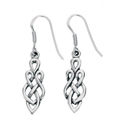 Gecko - Sterling Silver CELTIC EARRINGS E250