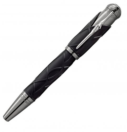 Montblanc - Brothers Grimm, Precious Resin - Rhodium Plated - Ltd Ed Fountain Pen, Size 5.79x0.64 inches 128362