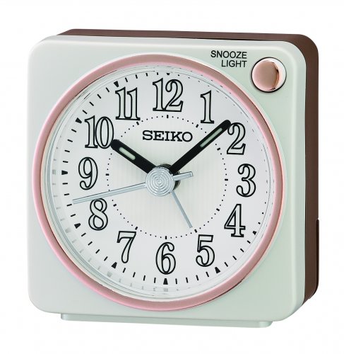 Seiko - Beep, Plastic/Silicone Quartz Clock QHE185W