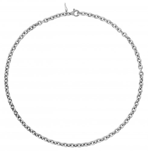 Giovanni Raspini - Oval, Sterling Silver - Necklace, Size 50cm 11340
