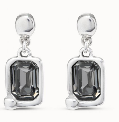 Uno de 50 - Crystals Set, Silver Plated - Earrings PEN0891GRSMTL0U