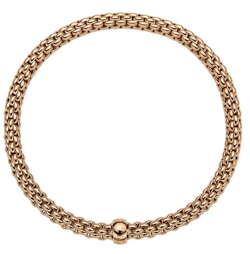 Fope - Solo, Rose Gold - 18ct Bracelet, Size 175mm