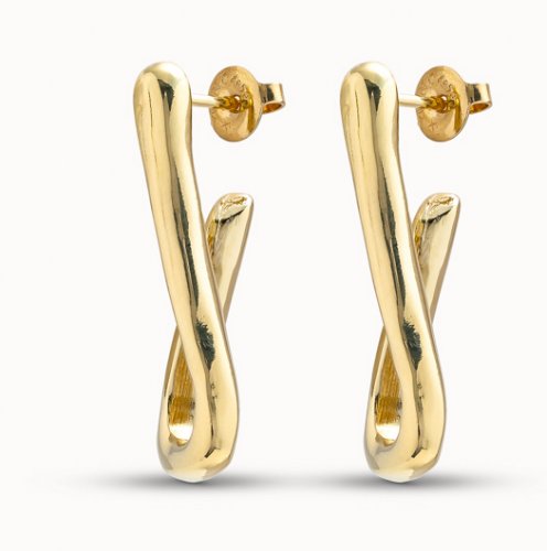 Uno de 50 - Yellow Gold Plated Earrings PEN0795ORO0000U