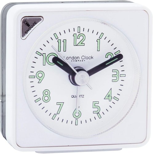 London Clock - Travel , Plastic/Silicone - Quartz Clock, Size 5.5x5.5x2.5cm 32437