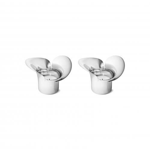 Georg Jensen - Bloom, Stainless Steel/Tungsten Tealights