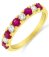 Guest and Philips - Ruby Set, Yellow Gold - 9ct D 25pt 4st Ruby 5st HET Ring 09RIDG85508