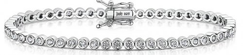 Jools - Cubic Zirconia Set, Sterling Silver - Bracelet hbb1007