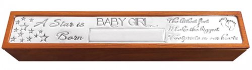 English Pewter Company - Baby, Birth Cert Holder Box BG600