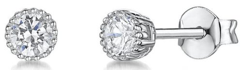 Jools - Cubic Zirconia Set, Sterling Silver - stud earrings kpe2054