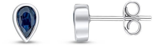 Guest and Philips - Sapph Set, White Gold - 9ct Earrings 33-21-003
