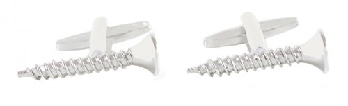 Dalaco - Screw, Rhodium Plated Cufflinks 90-1023