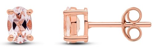 Guest and Philips - Morganite Set, Rose Gold - 9ct Earrings 33-29-022