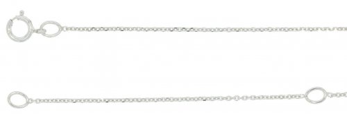 Guest and Philips - 9CT, White Gold NECKLACE 09CHFA70187