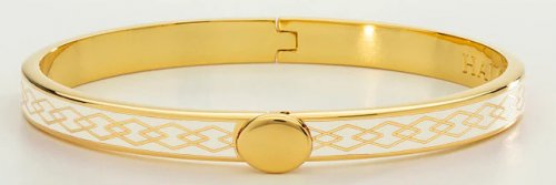 Halcyon Days - Skinny Partere, Enamel - Bangle, Size 6mm HSSPC0506G