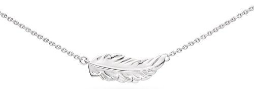 Kit Heath - Feather Wisp, Sterling Silver - Rhodium Plated - Necklace, Size 18inch 90315RP