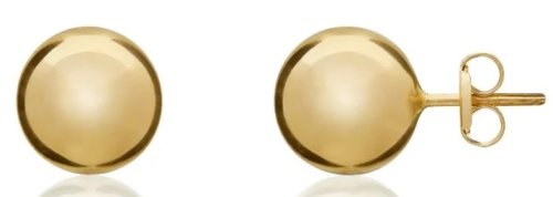 Guest and Philips - Yellow Gold 9ct Ball Studs 10-01-231