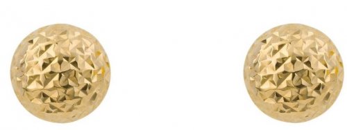 Gecko - Textured Stud , Yellow Gold Earring GE2427