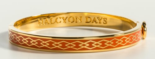 Halcyon Days - Skinny Partere, Enamel - Bangle, Size 6mm HSSPC0706G