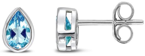 Guest and Philips - Topaz Set, White Gold - 9ct BT Earrings 33-31-154