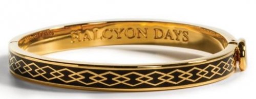 Halcyon Days - Skinny Partere, Enamel - Bangle, Size 6mm HSSPC0206G 