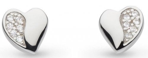 Kit Heath - Cubic Zirconia Set, Rhodium Plated - Sterling Silver - earrings 40032cz