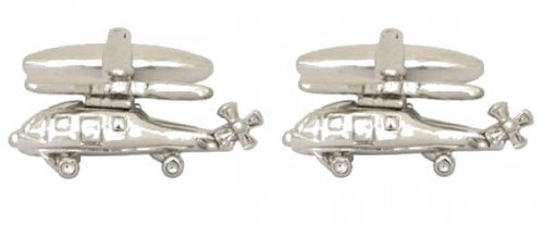 Dalaco - Stainless Steel Helicopter Cufflinks