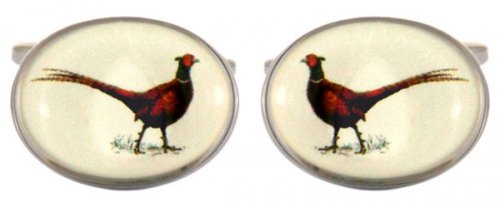 Dalaco - Pheasant, Enamel Cufflinks 90-1246