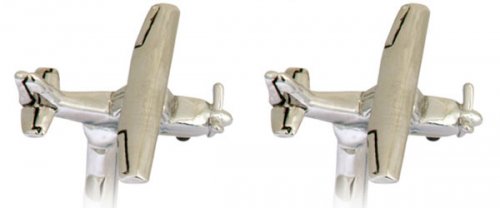 Dalaco - Cessna 172, Rhodium Plated Cufflinks 90-1423