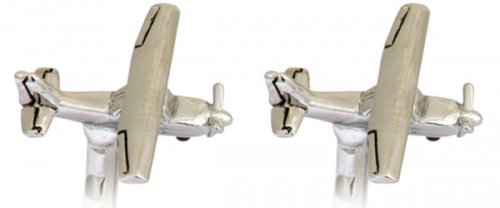 Dalaco - Cessna 172, Rhodium Plated Cufflinks 90-1423