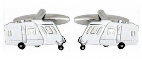 Dalaco - Caravan, Rhodium Plated Cufflinks 90-1344