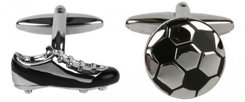 Dalaco - Football & Boot, Stainless Steel Cufflinks 90-2201