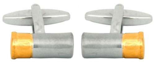 Dalaco - Gun Cartridge, Enamel 2 Tone Cufflinks 90-1223