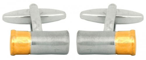 Dalaco - Gun Cartridge, Enamel 2 Tone Cufflinks 90-1223