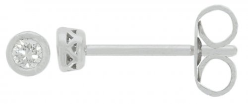 Guest and Philips - Diamond Set, White Gold - 9ct D 10pt 2st Stud Earrings 09EASD84203