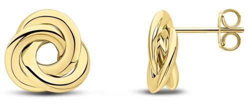 Guest and Philips - Yellow Gold 9ct Knot Earrings 10-01-395