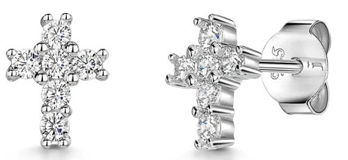 Jools - Cubic Zirconia Set, Sterling Silver - Earrings kpe1237