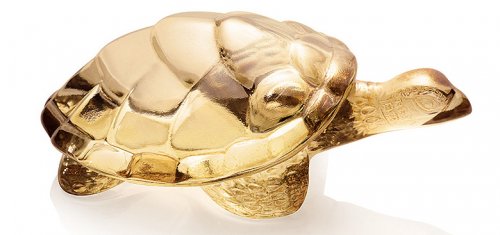 Lalique - Caroline, Glass/Crystal Turtle 10139300