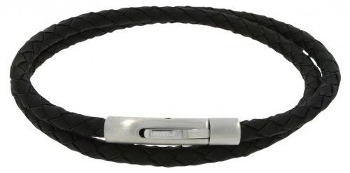 Unique - Leather - bracelet, Size 21cm b511bl-21cm