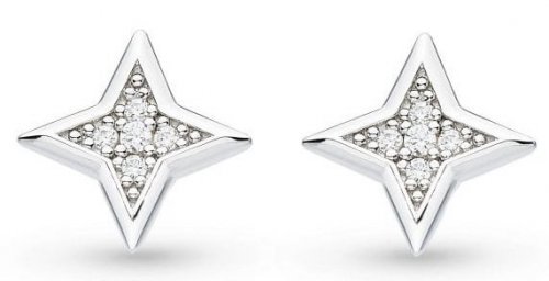 Kit Heath - Cubic Zirconia Set, Rhodium Plated - Sterling Silver - Earrings 30411cz