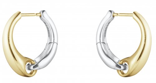 Georg Jensen - Reflect, Yellow Gold Earhoop 20001180