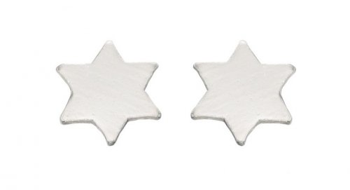 Gecko - Sterling Silver Star Earrings A022