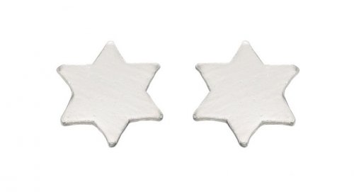 Gecko - Sterling Silver Star Earrings A022
