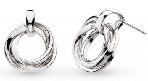 Kit Heath - Rhodium Plated drop earrings 6170rp