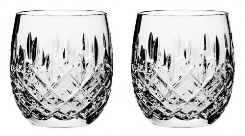 Royal Scot Crystal - London, Glass/Crystal 2 Barrel Tumblers LONB2BT
