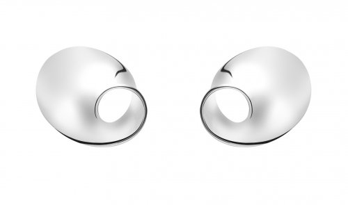 Georg Jensen - Moebius, Sterling Silver Ear Clips - 3536905