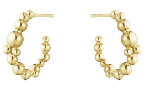 Georg Jensen - Grape, Yellow Gold Ear Hoops 20001190