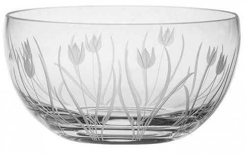 Royal Scot Crystal - Wild Turnip, Glass/Crystal - Salad Bowl, Size 19cm WILDFS