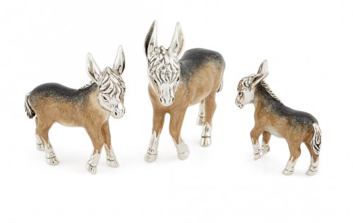 Saturno - Sterling Silver Small Donkey - ST111-3