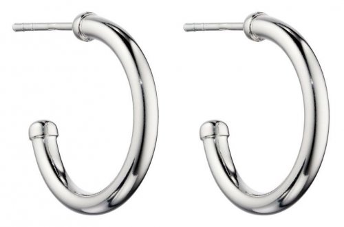 Gecko - Tube 3/4, Sterling Silver Hoop Earrings E5995