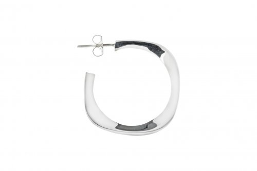 Tianguis Jackson - Sterling Silver Square Hoop Stud Earrings